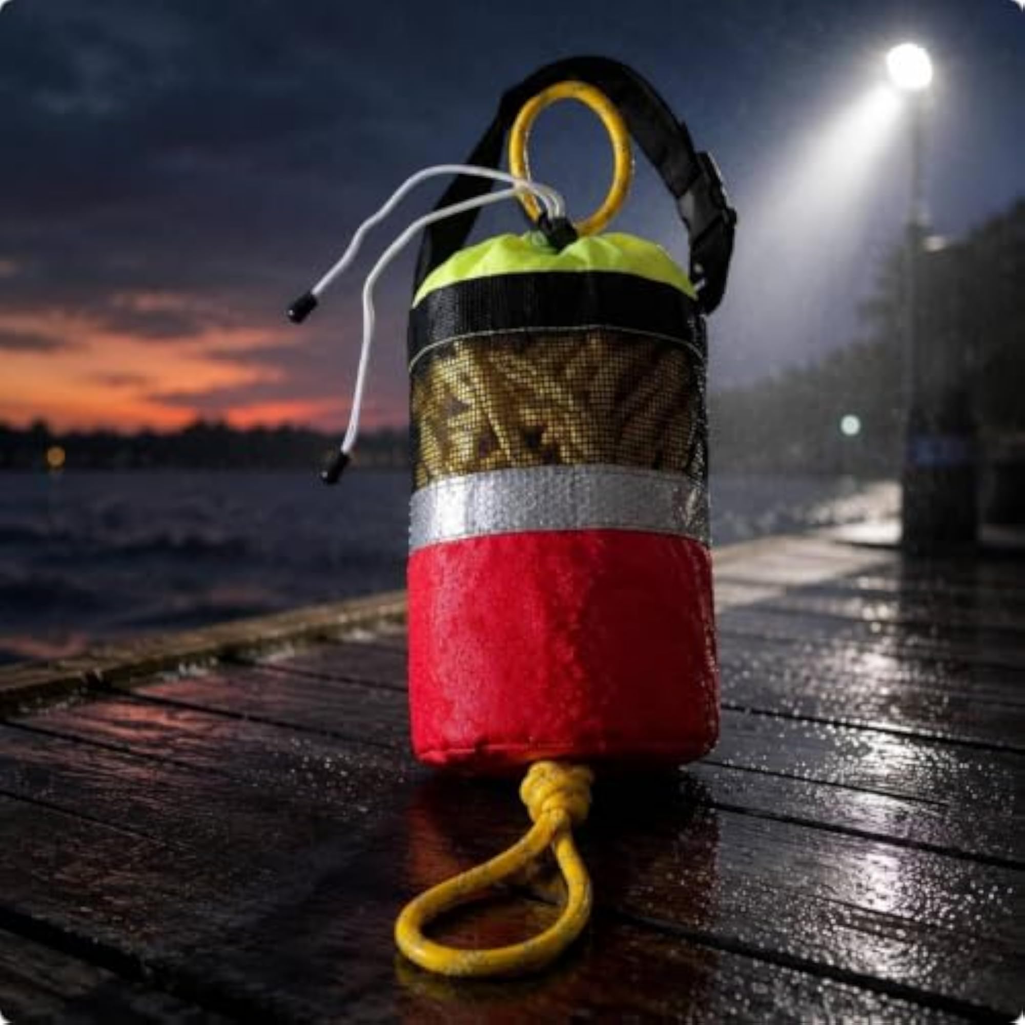 Reflective Band Water Rescue Throw Bag